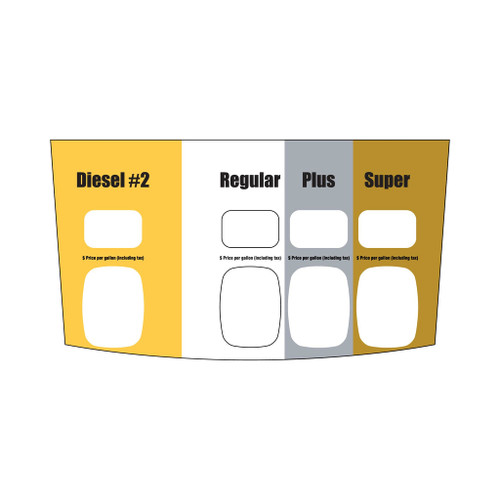 WU010213-CHDB - 3+1 Diesel #2, Regular, Plus, Super