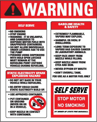 PID-303SS - 8X10 WARNING
