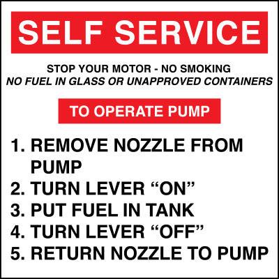 PID-999 - SELF SERVICE INSTRUCTIONS