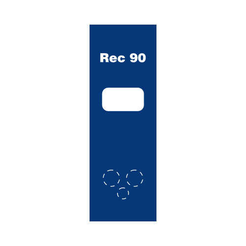 888459-S01-REC90 - SINGLE PROD REC 90 WHT/BLU