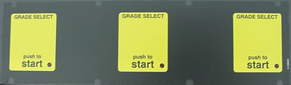 2-132830 - 1x5 KEYPAD OVLY W/ OCTANE SET