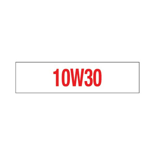 PID-10W30R - Custom 10W30 Decal