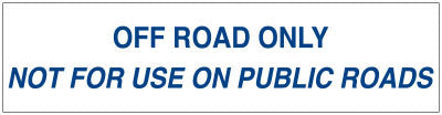 PID-209F - OFF RD ONLY BLU/WHITE 12X3