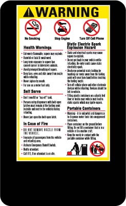 ENS1201G854B - CUSTOM WARNING DECAL