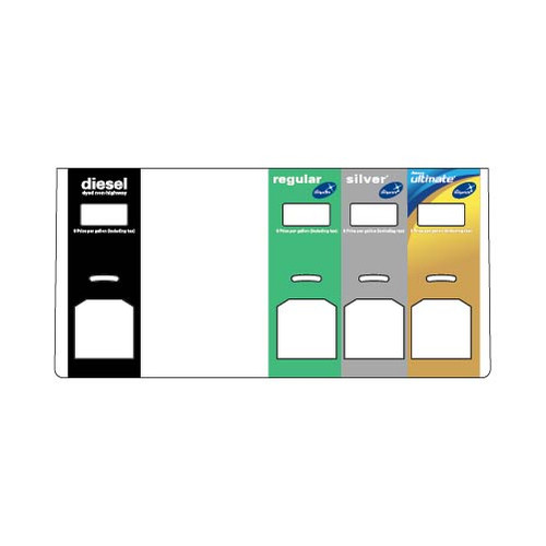 E6S0904G057 - 3+1 Product Overlay - Dyed Diesel Non-Highway / Regular / Silver / Ultimate