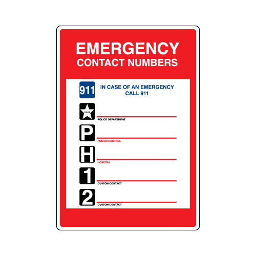 PID-ECI - 7x10 Emergency Contact Info