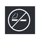 PID-NS-CLR3 - 3" NO SMOKING SYMBOL WHT/CLEAR