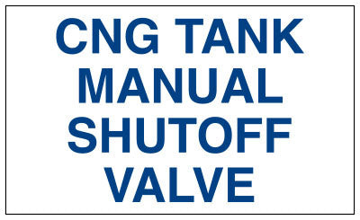 PID-CNGTM - 3X5 CNG TANK MANULA SHUTOFF