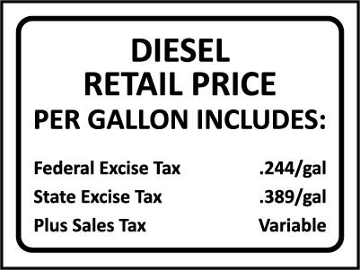 PID-1171DT - 2021-2022 CA DIESEL TAX 4X3