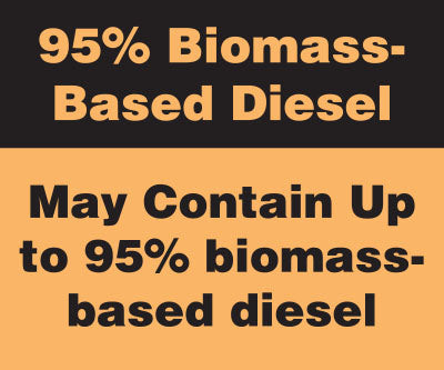 PID-BIO95 - 95% biomass based diesel 2.5x3