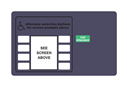 ENE0615G047 - CHEVRON PRINTER DOOR OPTION KP