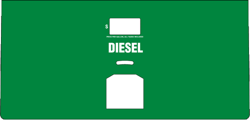 ENS0802G351 - DIESEL CITGO BRAND PANEL