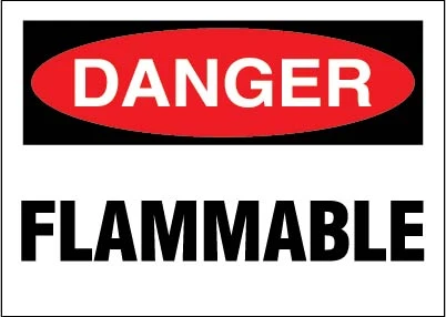 PID-DDFLB - 14X10 DANGER FLAMMABLE