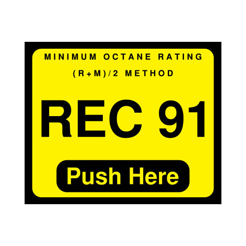 REC91-129999 - REC91 Octane Decal Vista