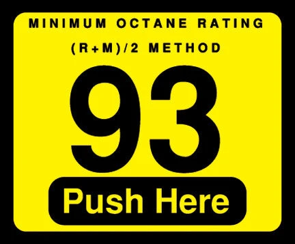 003-129999 - 93 Push Here Octane Decal