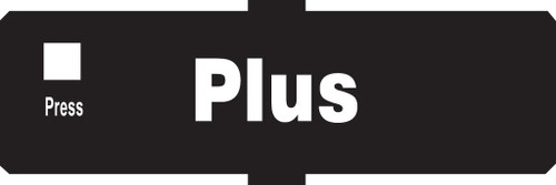 003-201800-502 - Plus Switch Graphic White on Black