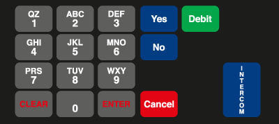886542-00B - Keypad Overlay