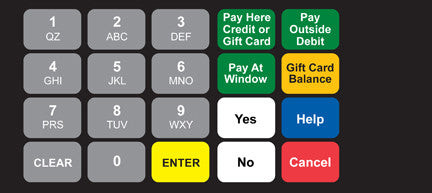 886542-00K - Kroger Keypad Overlay