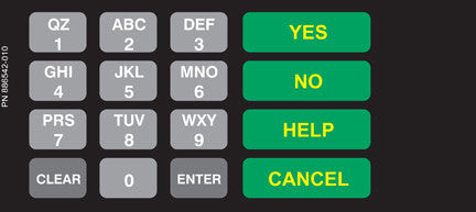 886542-010 - BP Keypad Overlay