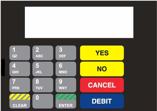 886542-062B - Keypad Overlay
