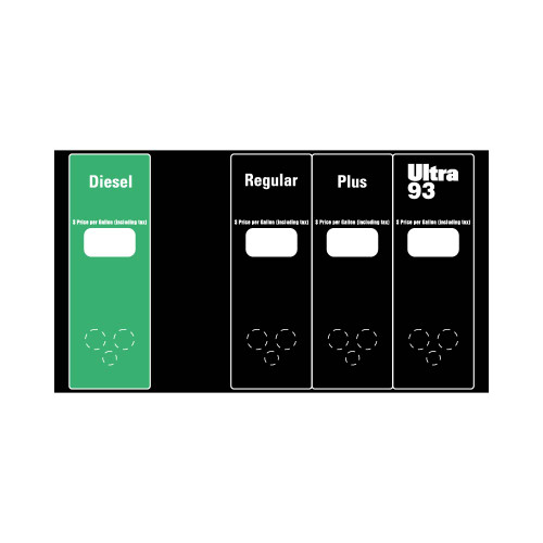 889745-103-031 - Cash Credit PTS Panel Overlay Valero