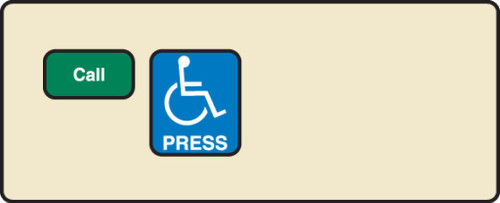 ENE0605G054 - E Cim EPP Printer Door Option Keypad Overlay