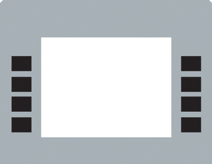 EU01003G009 - Monochrome Softkey Overlay Fast Track