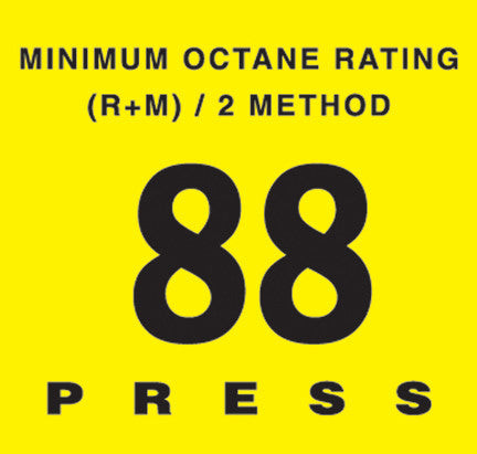 EU02001G005 - Octane Rating Button Overlay 88