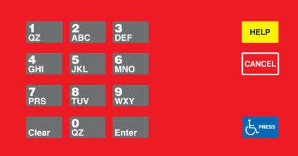 EU03004G019 - Crind Keypad Overlay Crystal Flash