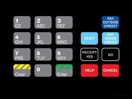 T18724-05K - Crind Keypad Overlay
