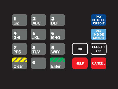 T18724-05NC - Crind Keypad Overlay