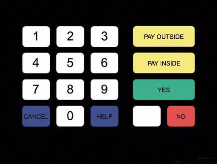 T18724-1052 - Pilot Crind Keypad Overlay