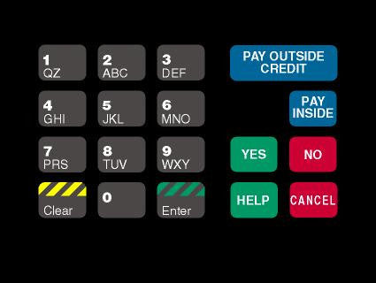 T18724-1069 - Circle K Crind Keypad Overlay
