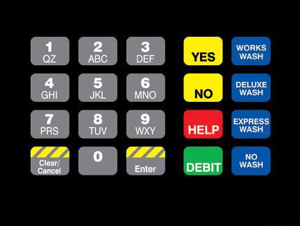T18724-1079 - Conoco Crind Keypad Overlay