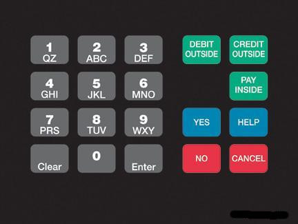 T18724-1091 - 7-11 Crind Keypad Overlay
