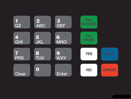 T18724-1104 - Gate Petroleum Crind Keypad Overlay