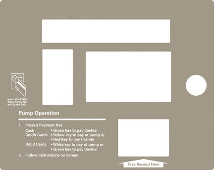 T18781-G115 - Left Option Door Single Line Crind Exxon