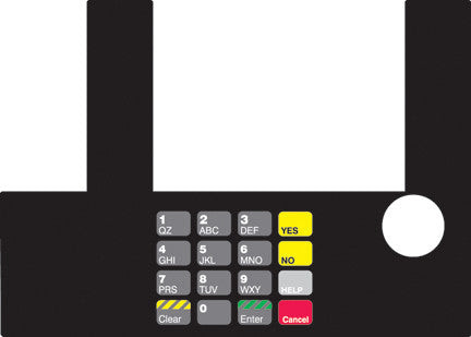T50038-03 - Infoscreen Keypad Overlay Conoco
