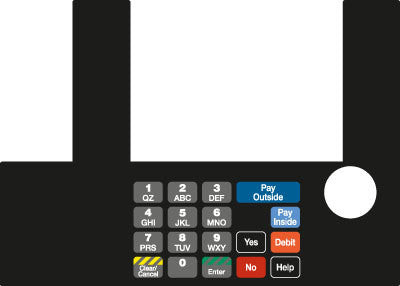 T50038-1077 - Infoscreen Keypad Overlay
