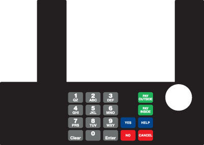 T50038-1106 - Infoscreen Keypad Overlay