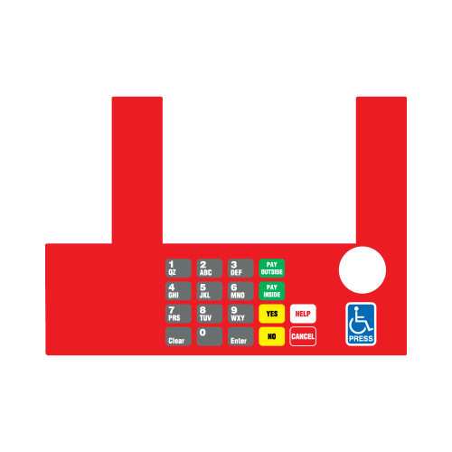 T50038-110BA - Infoscreen Keypad Overlay