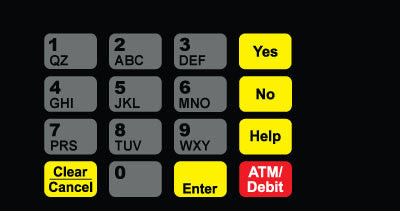 T50064-1010S - ADA Crind Keypad Overlay