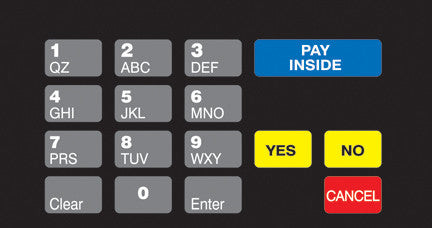 T50064-1011 - ADA Crind Keypad Overlay Holiday