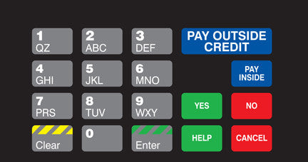 T50064-1069 - ADA Crind Keypad Overlay Circle K