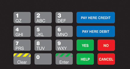 T50064-1148 - ADA Crind Keypad Overlay Sheetz
