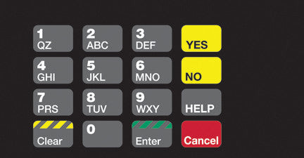 T50064-21 - ADA Crind Keypad Overlay Shell
