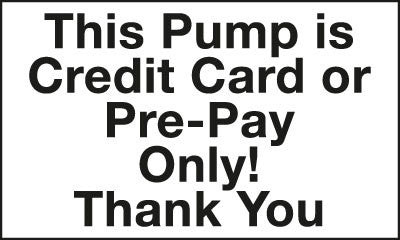 PID-028 - Credit Card or Pre-Pay Only