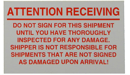 PID-SHIP - Shipping Instruction Decal