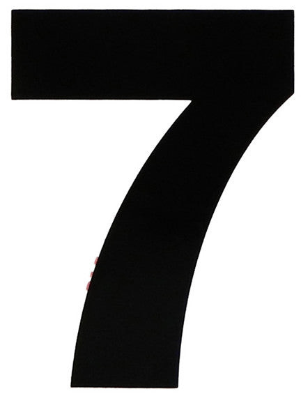 VL-4-7 - 4" Black Vinyl Number 7
