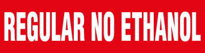 PID-RNE - 12" x 3" Decal - Regular No Ethanol